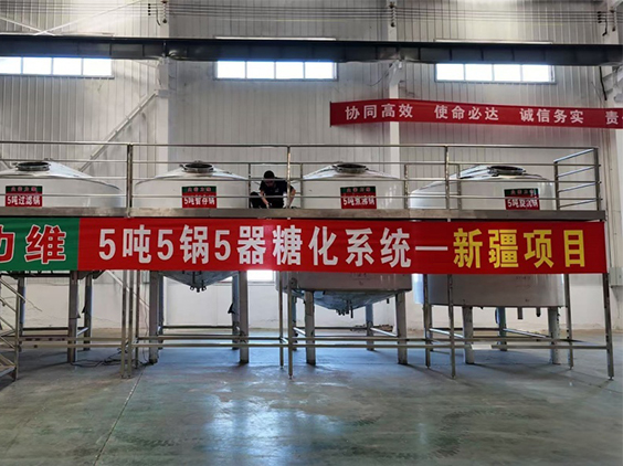 阜南精酿啤酒设备厂—5吨精酿啤酒设备—新疆项目